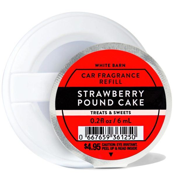 خوشبو کننده ماشین بث اند بادی ورکز مدل strawberry pound cake