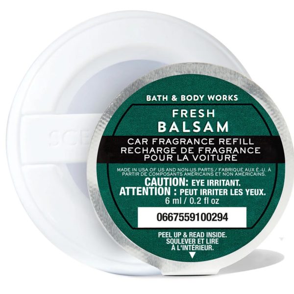 خوشبو کننده ماشین بث اند بادی ورکز مدل fresh balsam